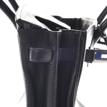 Hermes Taurillon Clemence Birkin 30 Black 35 of 42