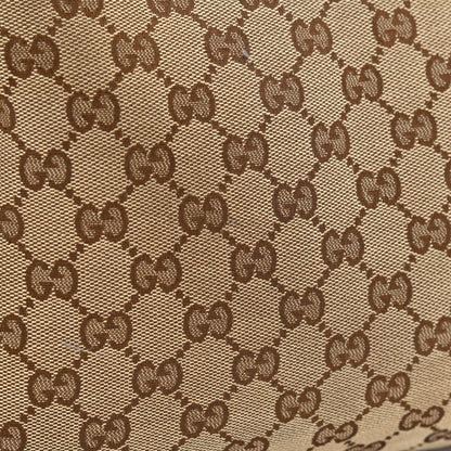 Gucci Monogram Medium Horsebit Chain Hobo Dark Brown 17 of 18