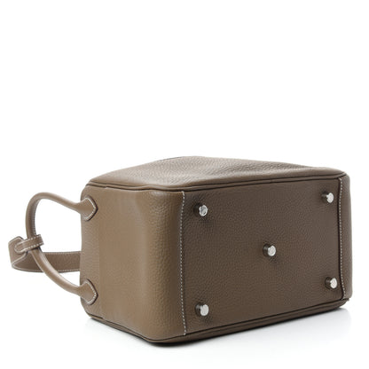 Hermes Taurillon Clemence Lindy 26 Etoupe 4 of 9