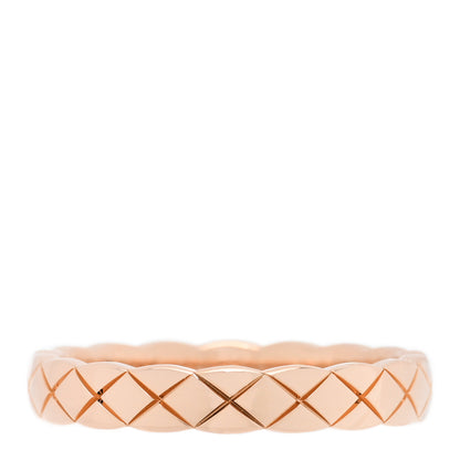 Chanel 18K Beige Gold Mini Coco Crush Ring 52 6 1 of 5