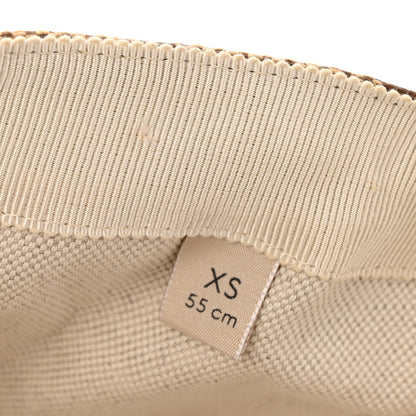 Gucci Monogram Jumbo GG Baseball Hat XS Camel Ebony 12 of 13