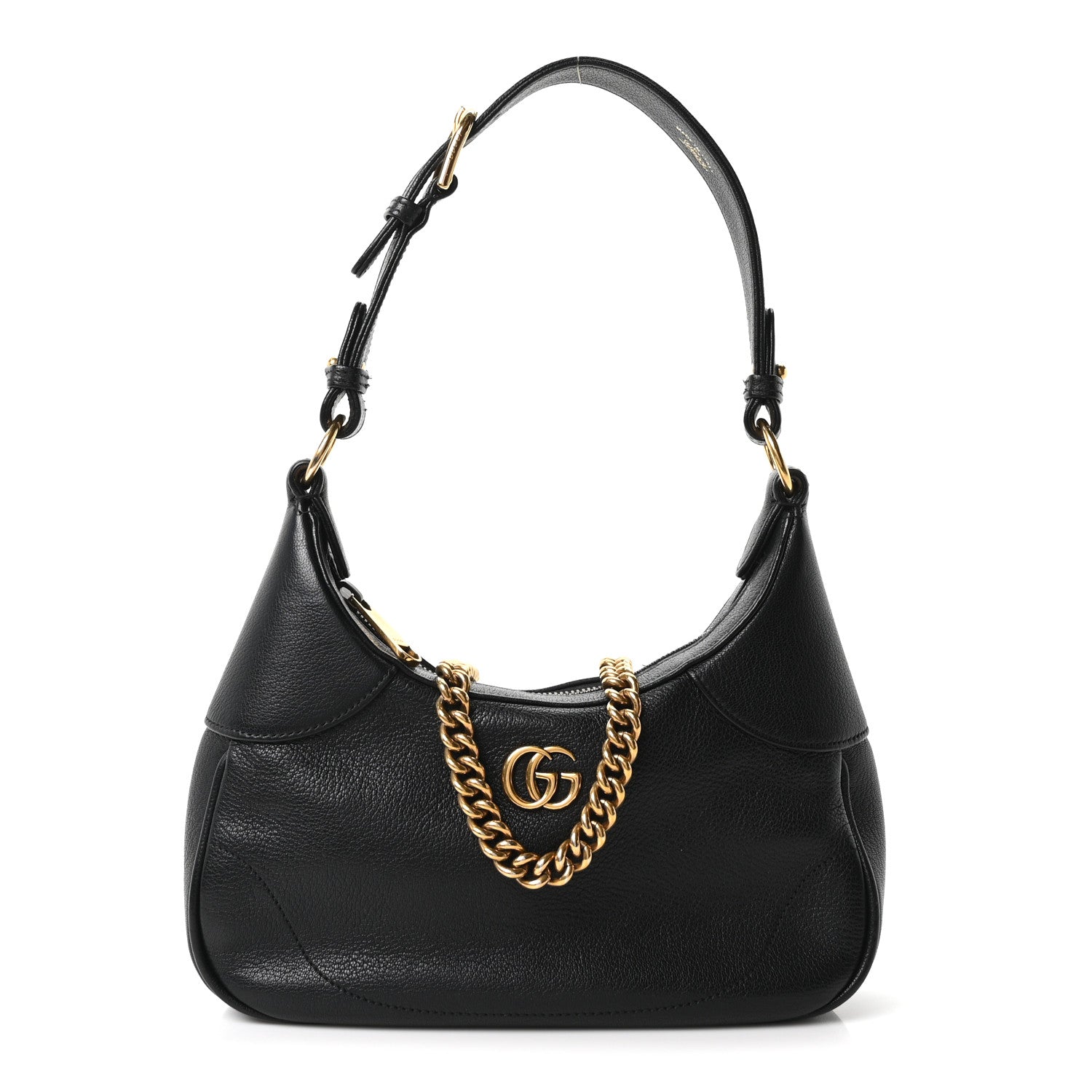 Gucci Goatskin Small Aphrodite Shoulder Bag Black 1 of 10