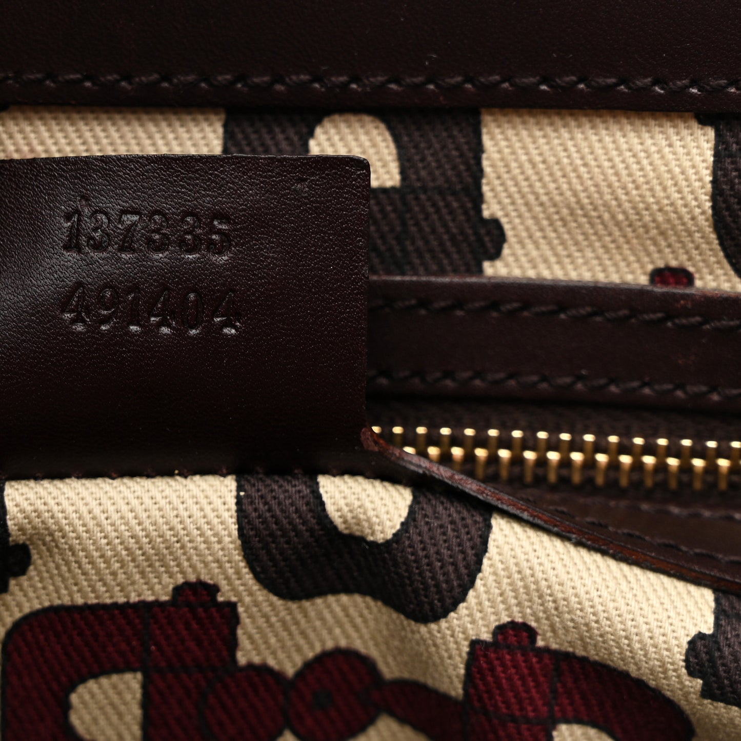 Guccissima Small Jackie O Hobo Chocolate