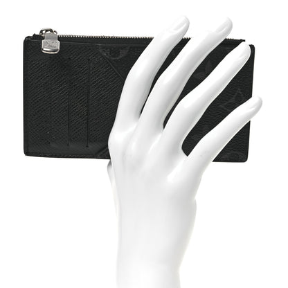 Louis Vuitton Taigarama Coin Card Holder Black 2 of 9