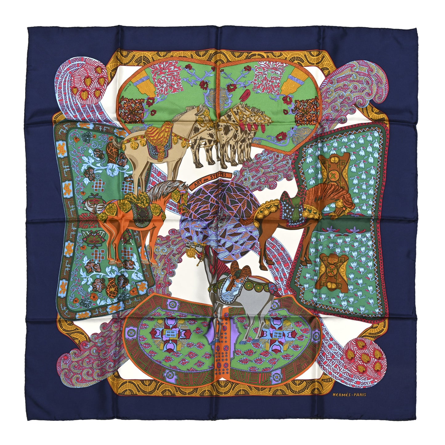 Silk Art Des Steppes Scarf 90