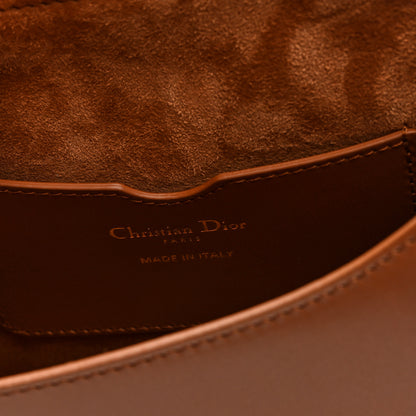 Christian Dior Box Calfskin Medium Bobby Flap Dark Tan 6 of 9