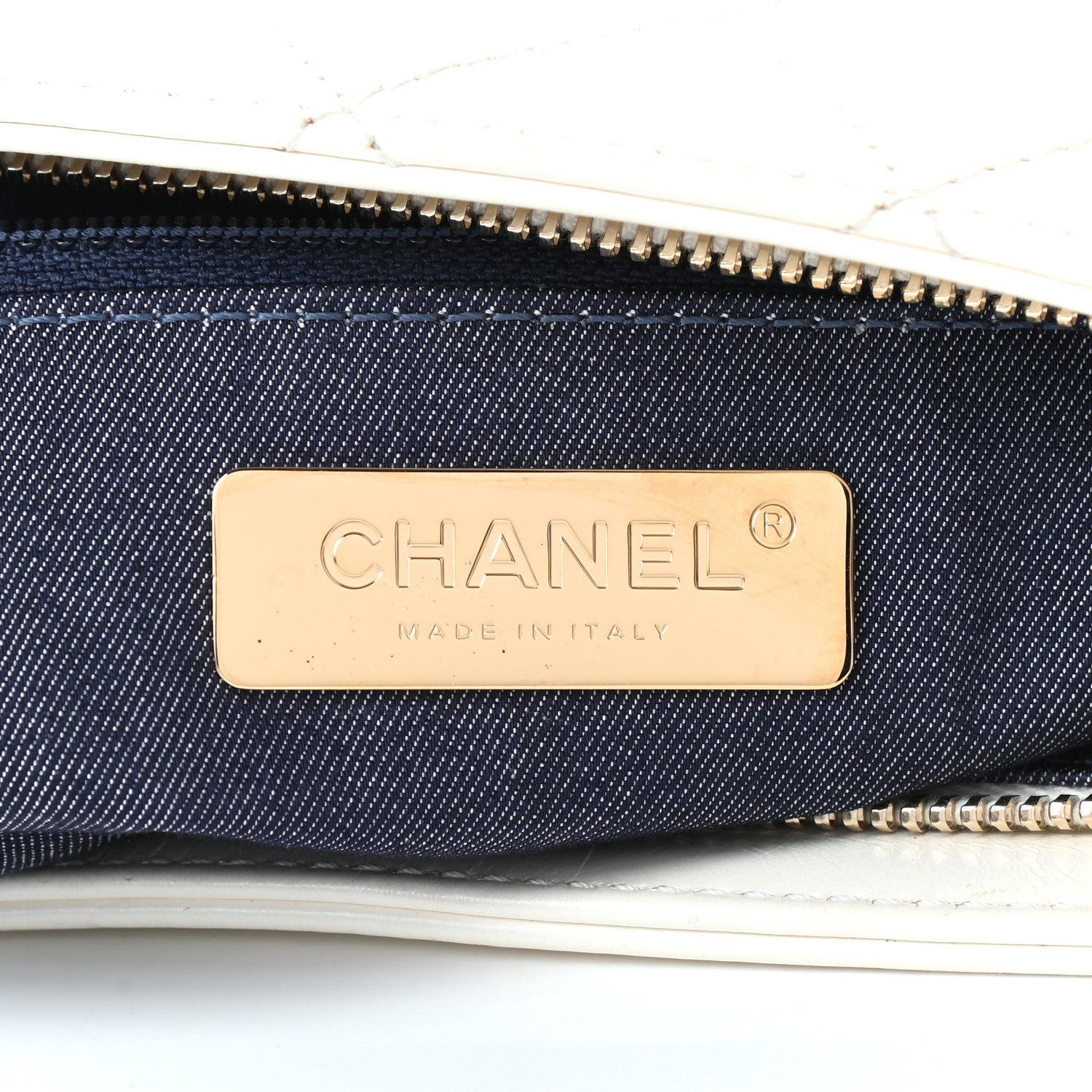 Chanel Crumpled Calfskin En Vogue Rope Hobo Bag White 6 of 9