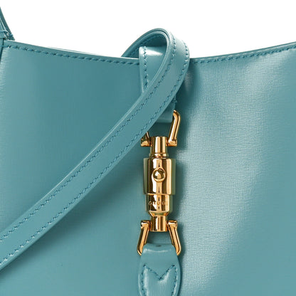 Gucci Boarded Dyana Lux Calfskin Mini Jackie 1961 Hobo Dusty Azure 7 of 9