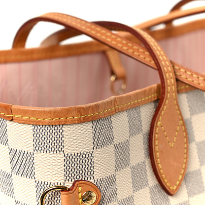 Louis Vuitton Damier Azur Neo Neverfull MM Rose Ballerine 11 of 15
