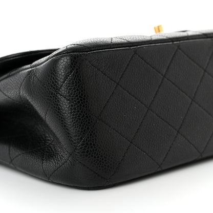 Chanel Caviar Quilted Jumbo Double Flap Black 9 of 18