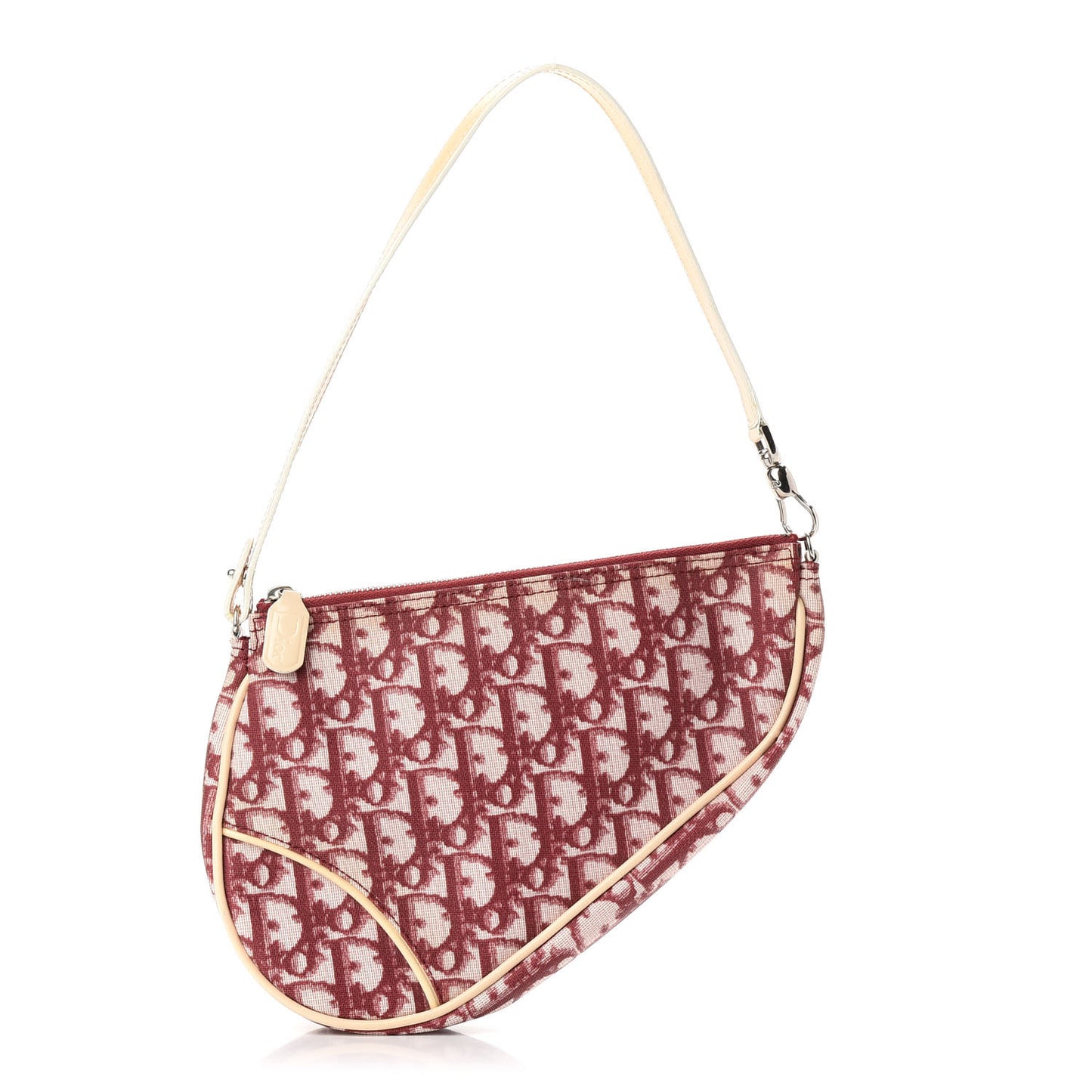 Monogram Mini Saddle Pochette Red
