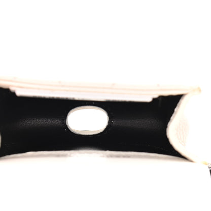 Chanel Caviar Quilted Airpods Pro Holder Belt White 5 of 9