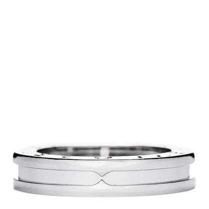 Bulgari 18K White Gold B.Zero1 One-Band Ring 51 5.75 1 of 6