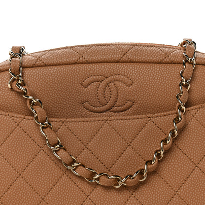 Chanel Iridescent Caviar Quilted Coco Tassel Camera Case Beige 7 of 9