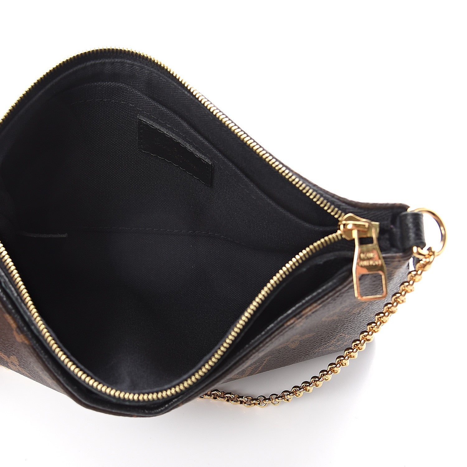 Louis Vuitton Monogram Pallas Clutch Black 4 of 7