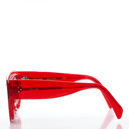 Celine Acetate Cat Eye Sunglasses CL 40008F Red 3 of 8