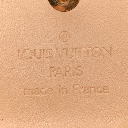 Louis Vuitton Monogram Multicolor Porte-Monnaie Plat Coin Purse White 6 of 6