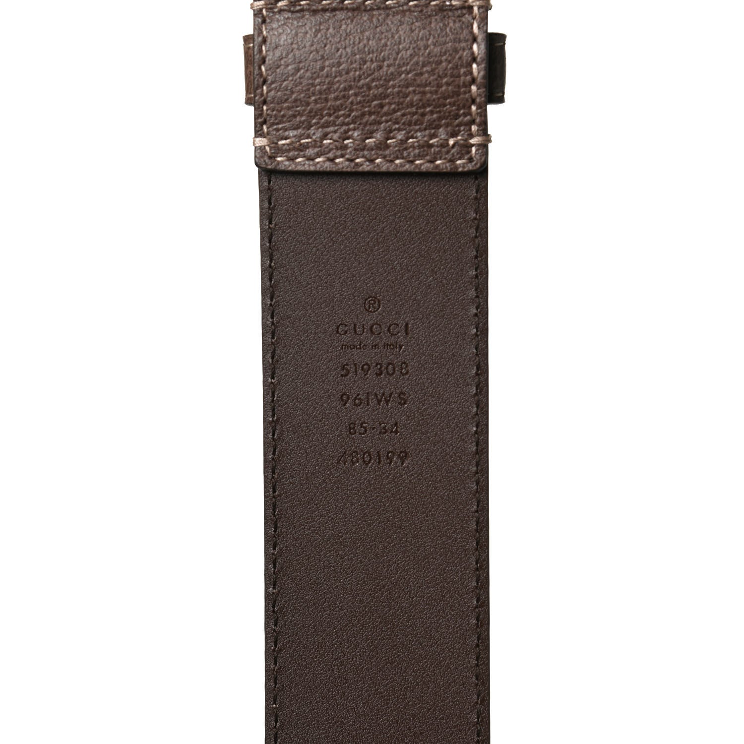 Gucci GG Supreme Monogram Ophidia Belted iPhone Case 85 34 Dark Brown 10 of 10