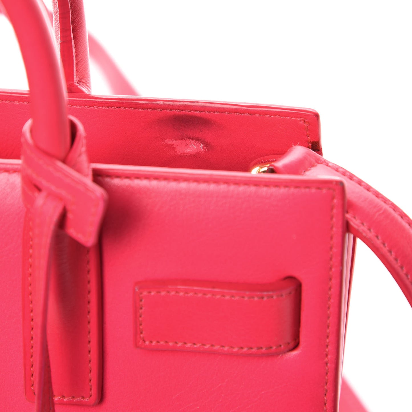 Calfskin Nano Sac De Jour Fluo Pink