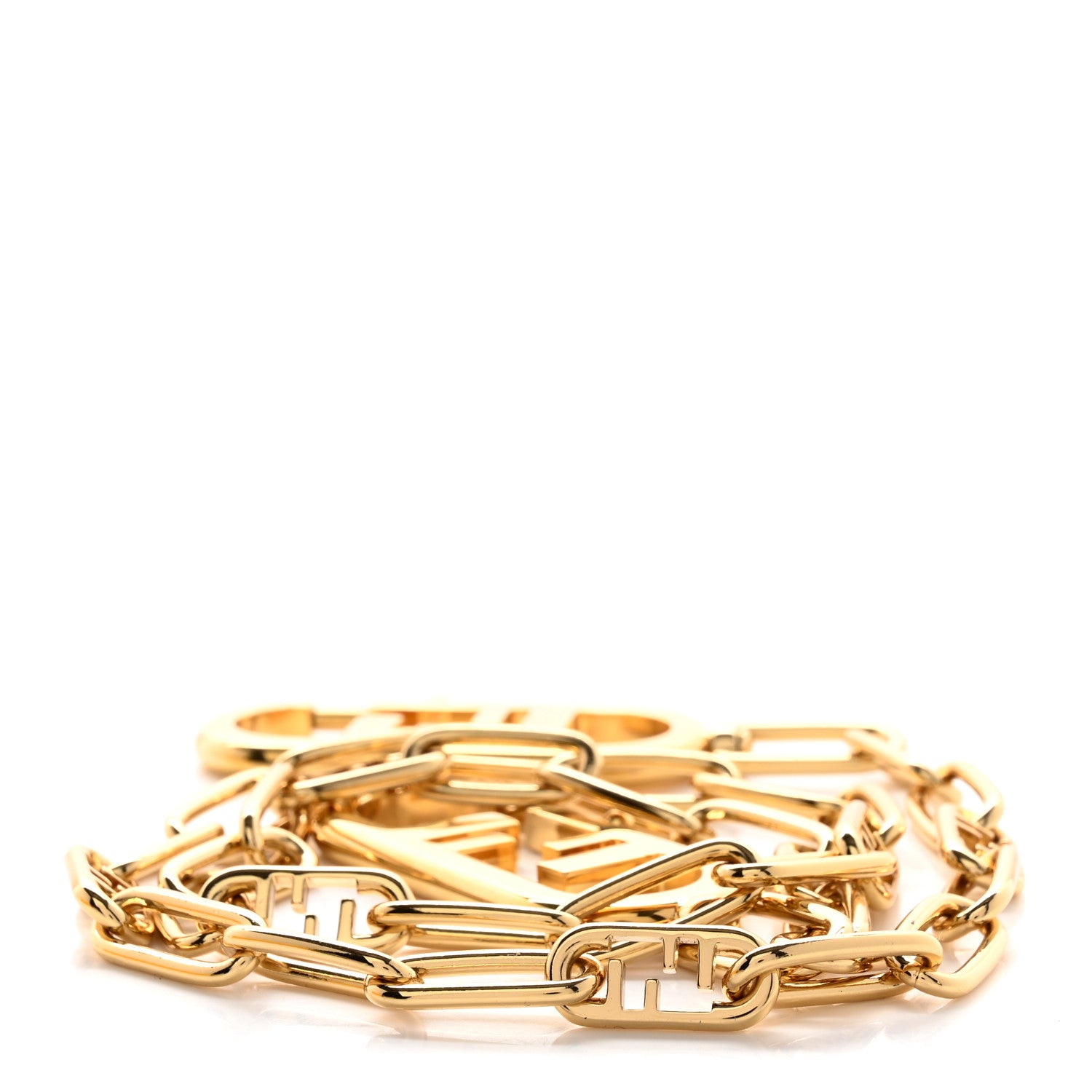 Fendi Metal O'Lock Strap You Gold 2 of 5