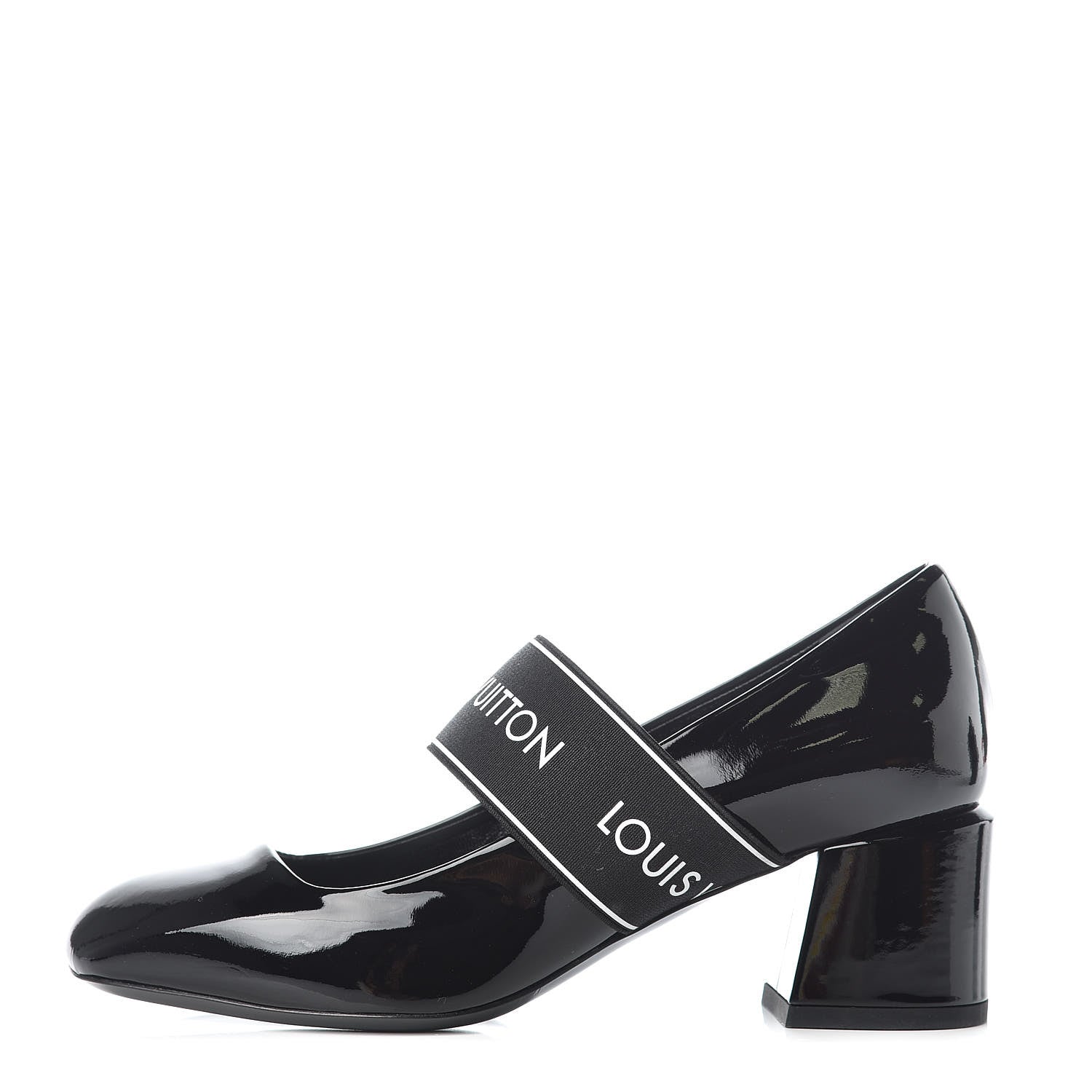 Louis Vuitton Patent Uncover Pumps 36 Black 1 of 10
