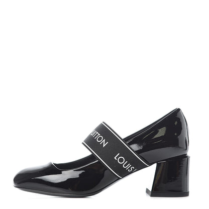 Louis Vuitton Patent Uncover Pumps 36 Black 1 of 10