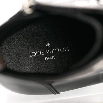 Louis Vuitton Patent Calfskin Monogram Star Trail Ankle Boots 39 Black 6 of 9