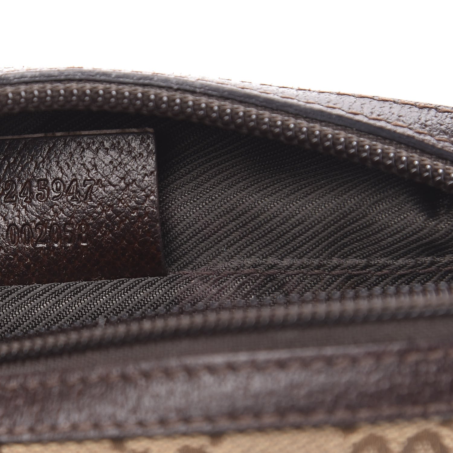 Gucci Monogram Small Cosmetic Case Dark Brown 7 of 12