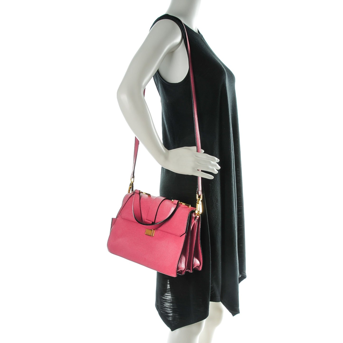 Goatskin Madras Top Handle Bag Bruyere