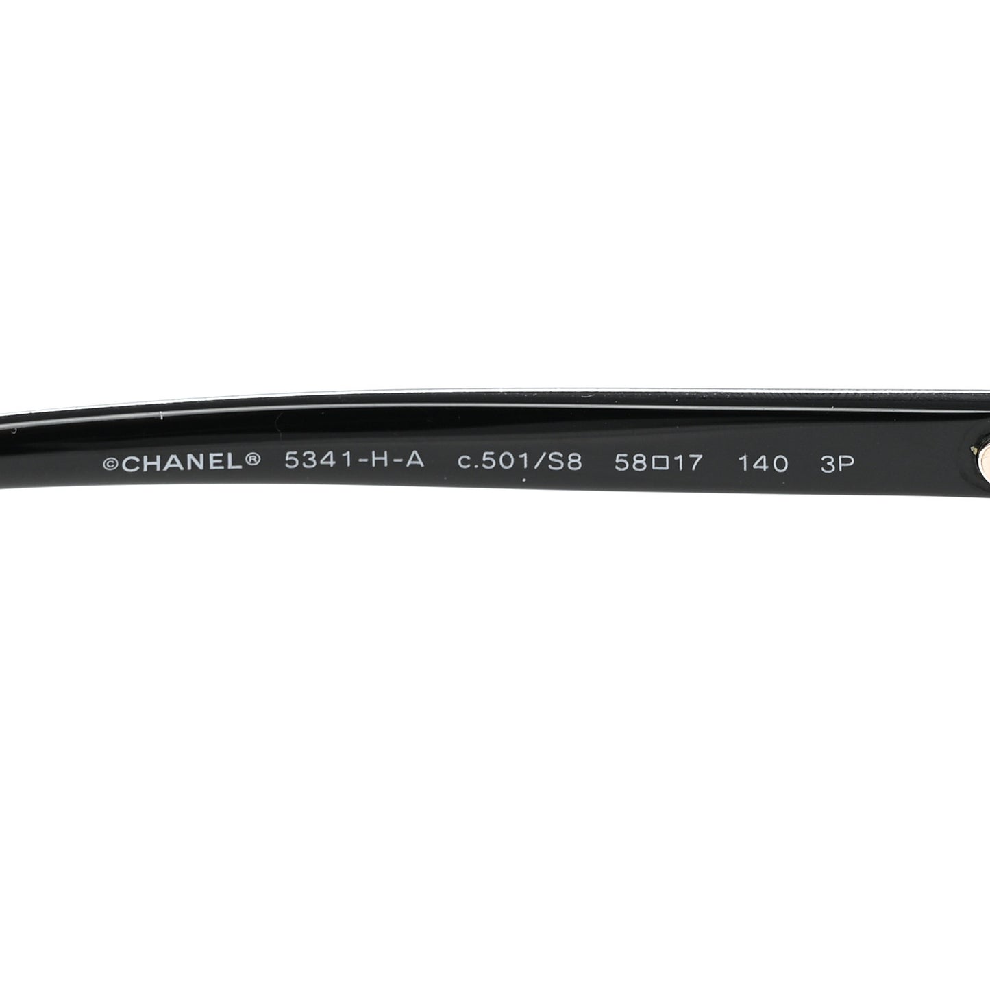 Acetate Polarized Fantasy Pearl Cat Eye Sunglasses 5341-H-A Black