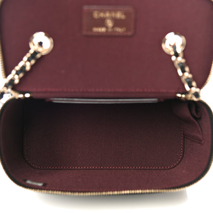 Chanel Lambskin Quilted Small Vanity Case With Chain Black 5 of 11