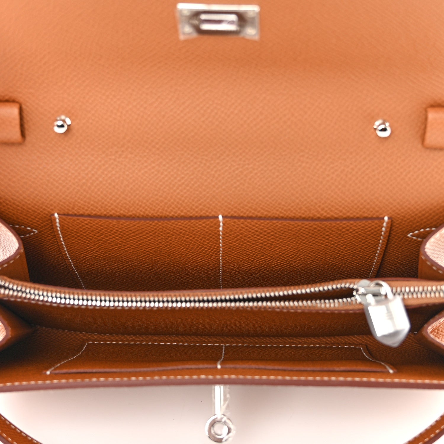 Hermes Epsom Kelly Wallet To Go Gold 5 of 11