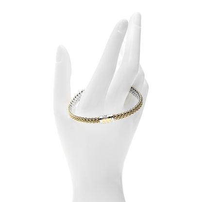John Hardy Sterling Silver 18K Yellow Gold 5mm Classic Chain Reversible Bracelet 2 of 7
