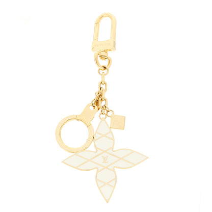 Louis Vuitton Malletage Blossom Bag Charm Key Holder 3 of 6