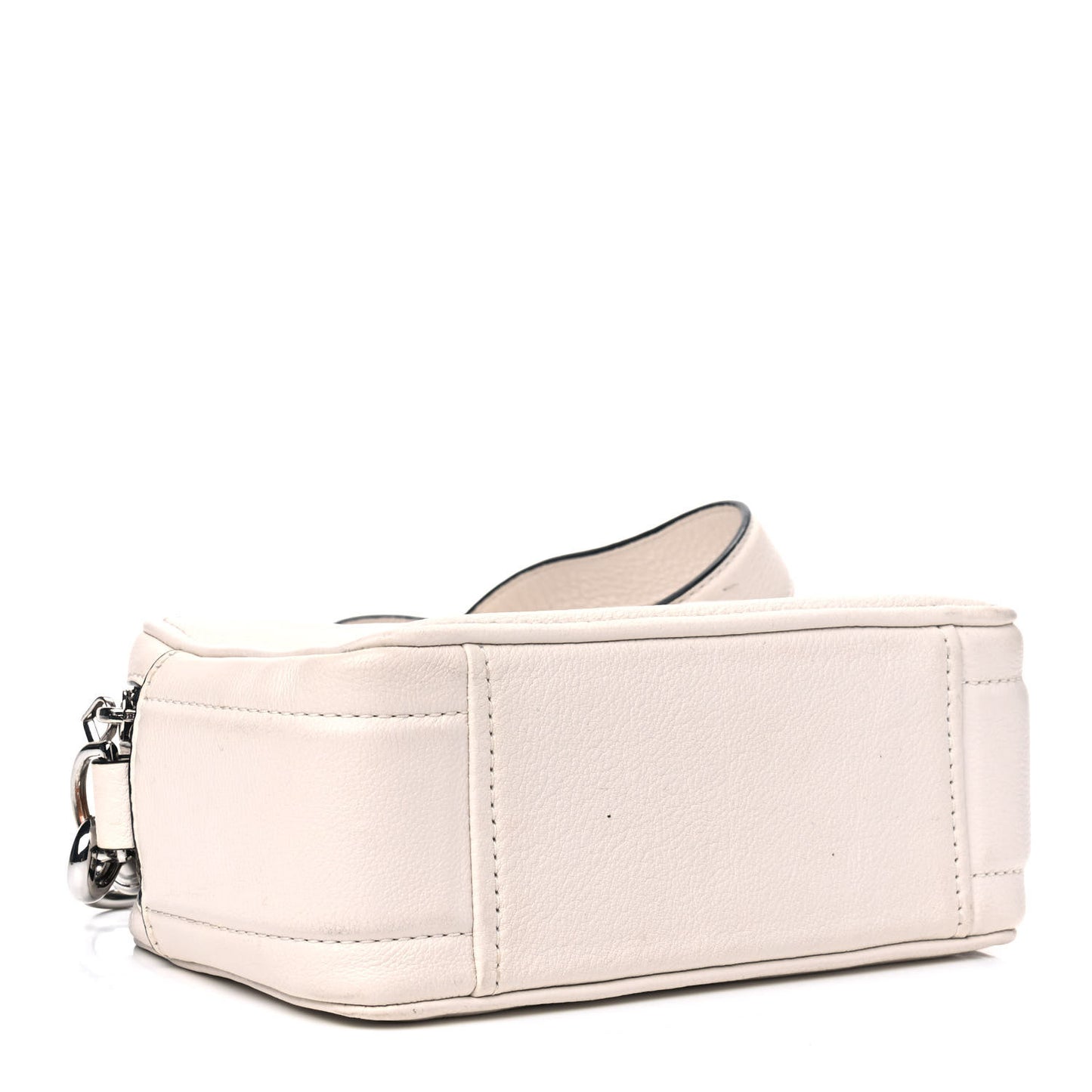 Supple Natural Grain Calfskin The Softshot 21 Bag Cream