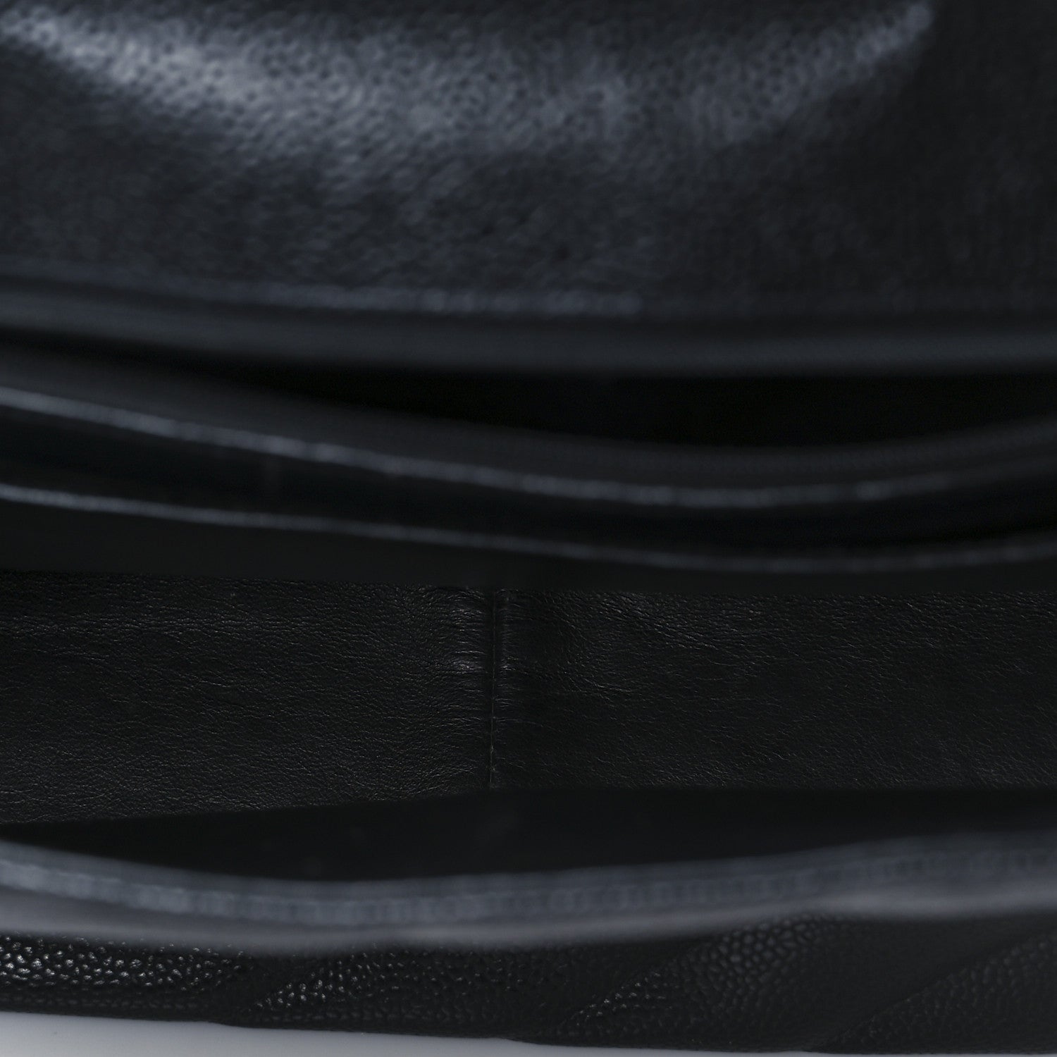 Chanel Caviar Diagonal Quilted Jumbo Single Flap Black 5 of 11