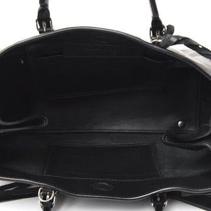 Balenciaga Veau Papier A6 Zip Around Tote Black 4 of 9