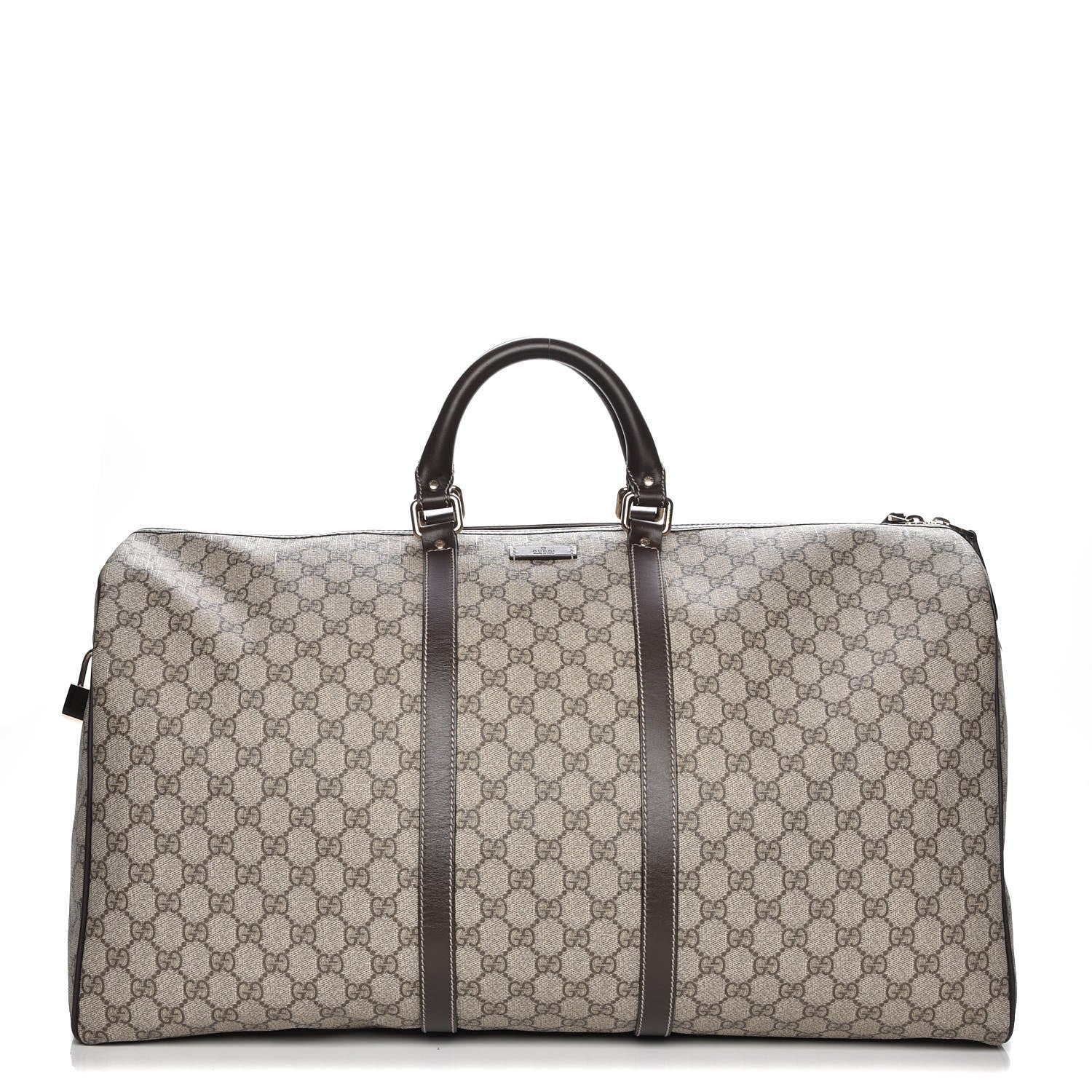 Gucci GG Plus Monogram Large Carry On Duffle Bag Brown 1 of 7