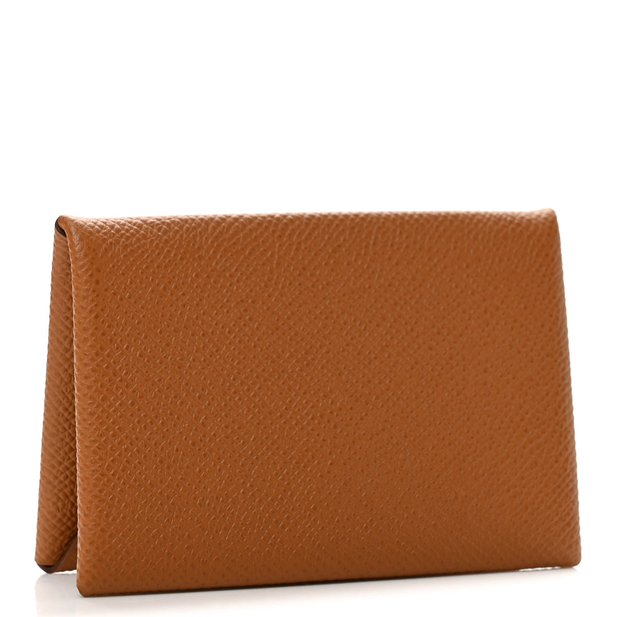 Hermes Epsom Calvi Card Case Gold 3 of 8