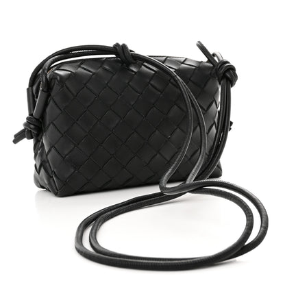 Bottega Veneta Nappa Intrecciato Mini Loop Camera Bag Black 3 of 10