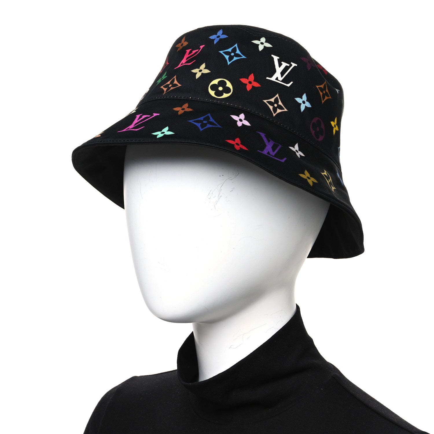 Louis Vuitton LV X TM Reversible Superflat Bucket Hat S Black