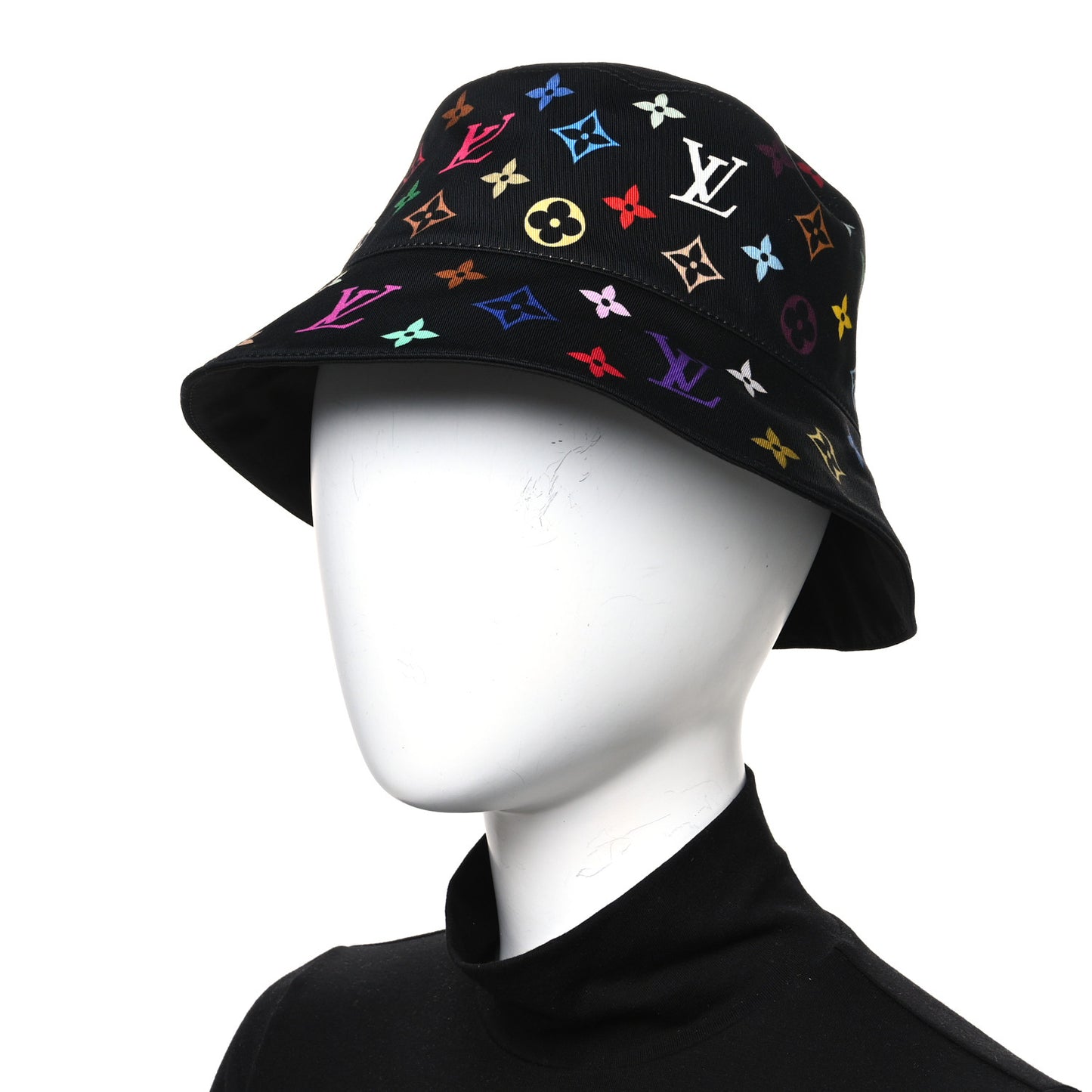 LV X TM Reversible Superflat Bucket Hat S Black