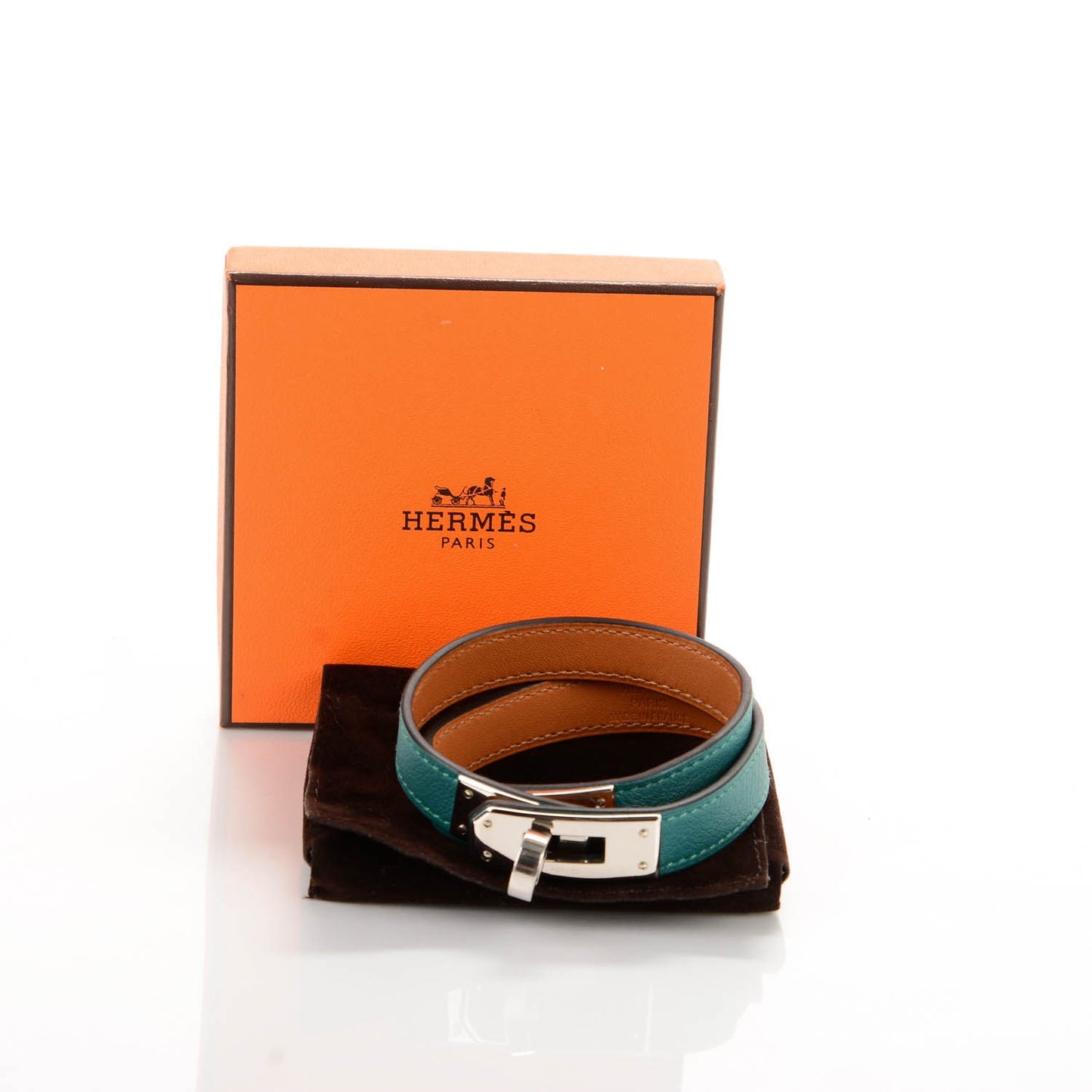 Swift Kelly Double Tour Bracelet M Malachite