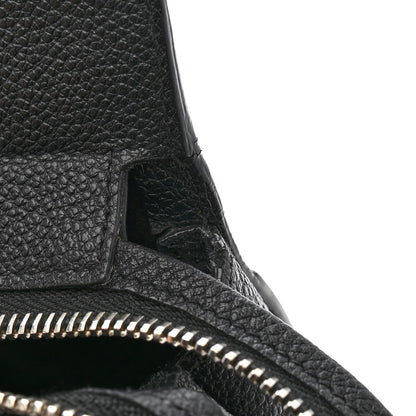 Saint Laurent Grained Calfskin Medium Cabas Rive Gauche Black 32 of 41