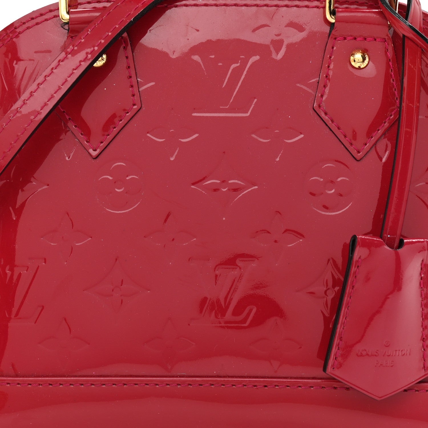 Louis Vuitton Vernis Alma BB Rose Indien 7 of 13