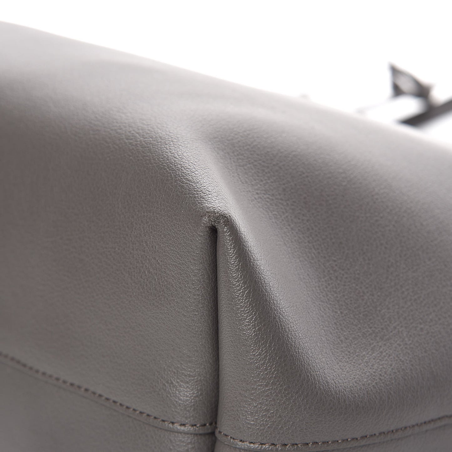 Calfskin Large Shopping Tote Earth