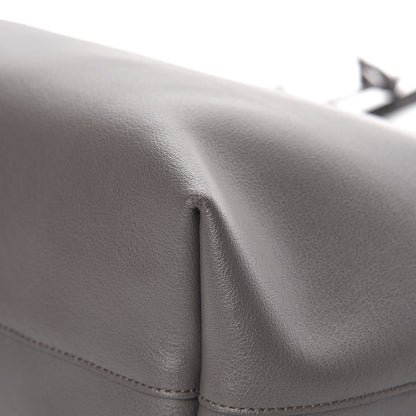 Saint Laurent Calfskin Large Shopping Tote Earth 15 of 17
