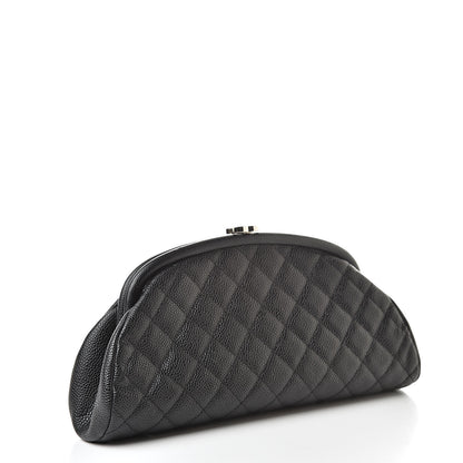Chanel Caviar Quilted Timeless Clutch Black 3 of 8