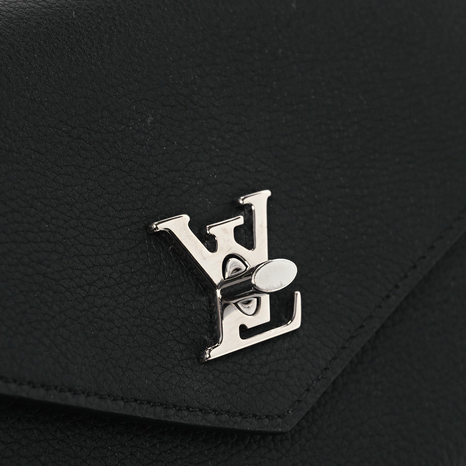 Louis Vuitton Calfskin My Lockme Chain Pochette Black 14 of 14