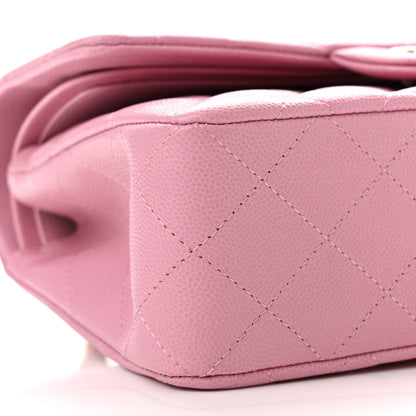 Chanel Caviar Quilted Small Double Flap Pink 9 of 11